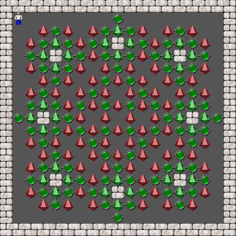 Sokoban Attrition 4 level 1